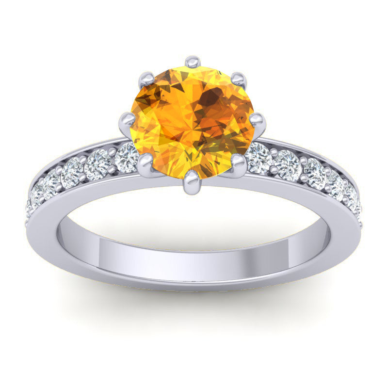 Citrine and Diamond