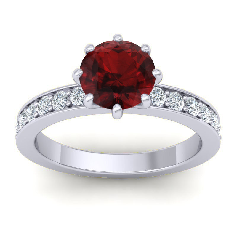 Garnet and Diamond