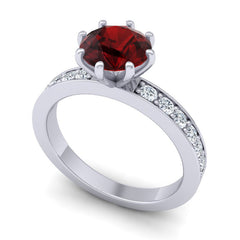Garnet and Diamond