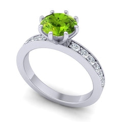 Peridot and Diamond