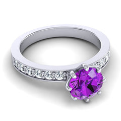 Amethyst and Diamond