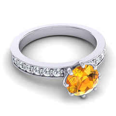 Citrine and Diamond