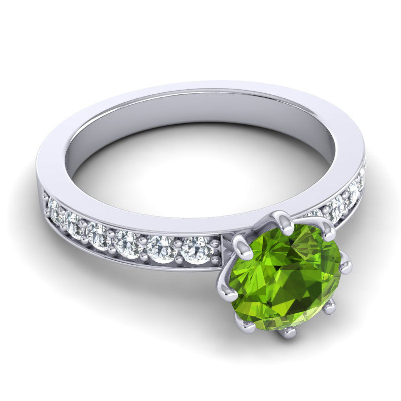 Peridot and Diamond