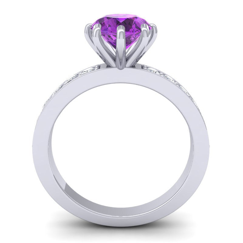 Amethyst and Diamond