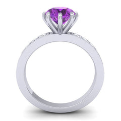 Amethyst and Diamond