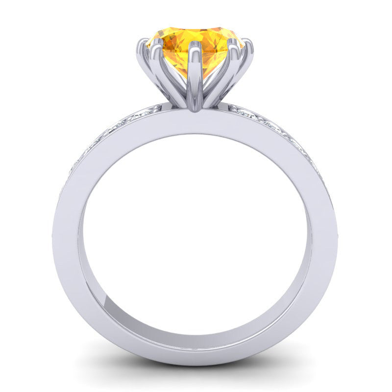 Citrine and Diamond