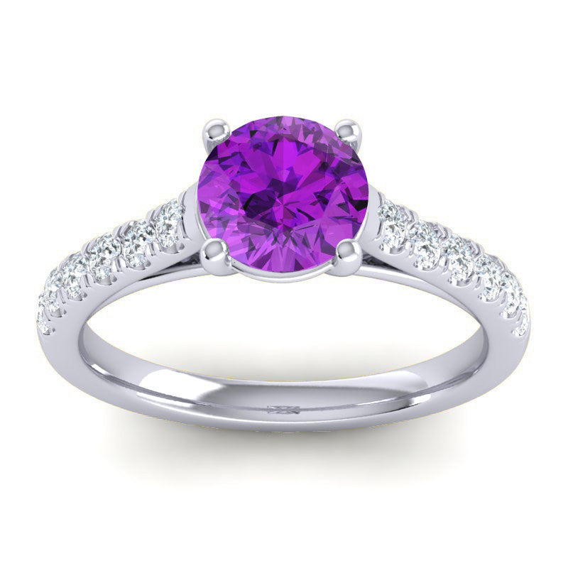 Amethyst and Diamond