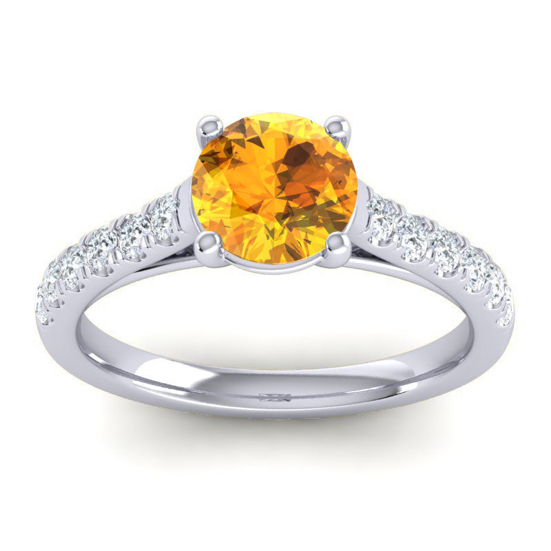 Citrine and Diamond