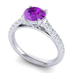 Amethyst and Diamond