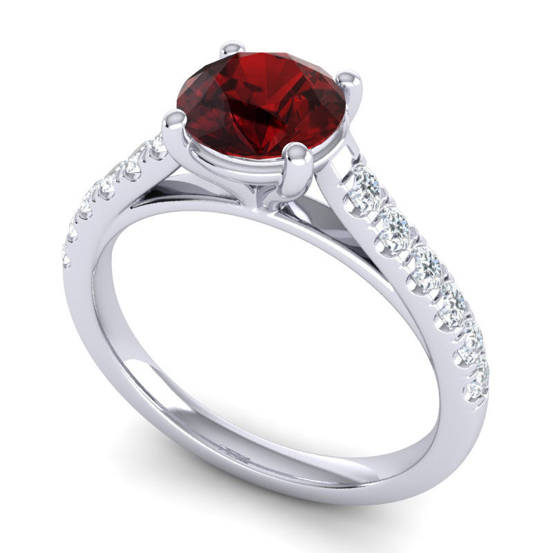 Garnet and Diamond