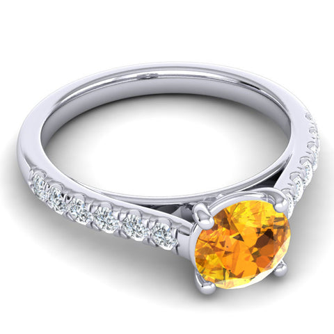 Citrine and Diamond