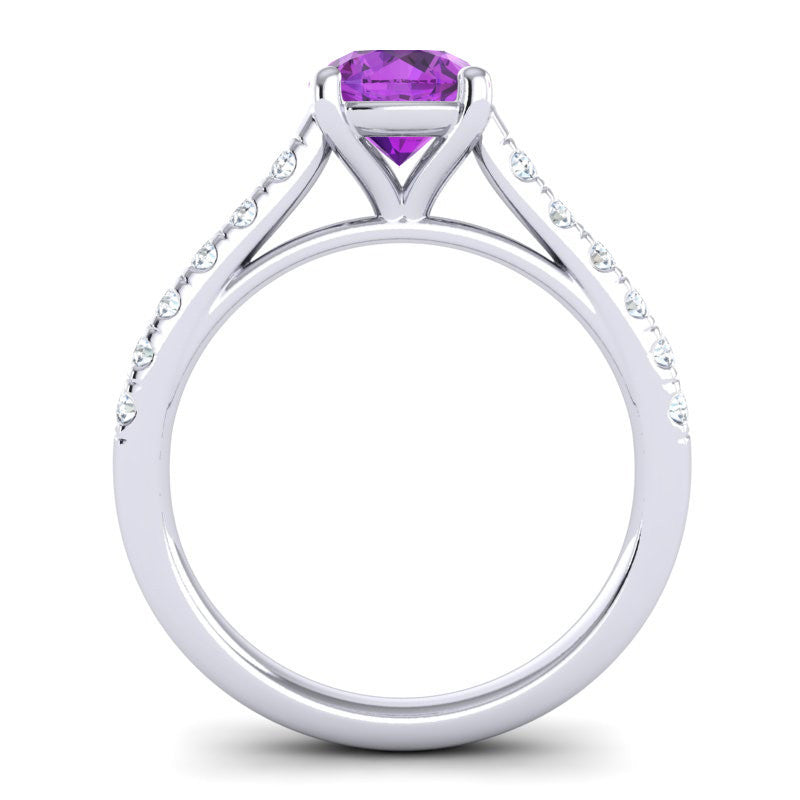 Amethyst and Diamond