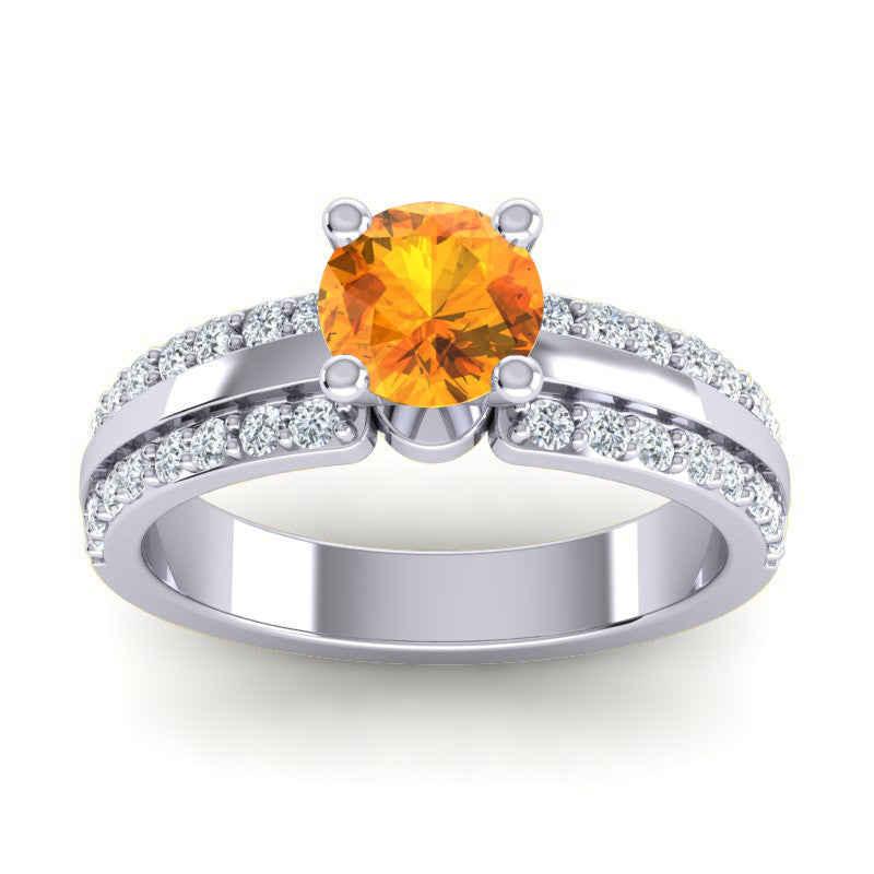 Citrine and Diamond