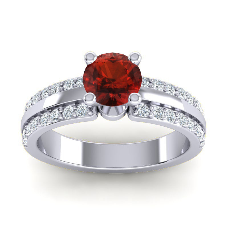 Garnet and Diamond