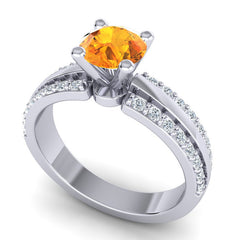 Citrine and Diamond
