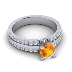 Citrine and Diamond