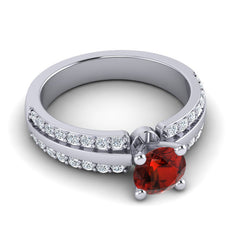 Garnet and Diamond