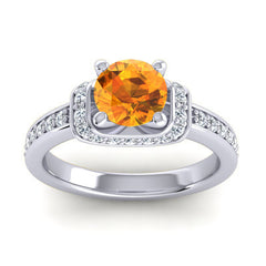 Citrine and Diamond