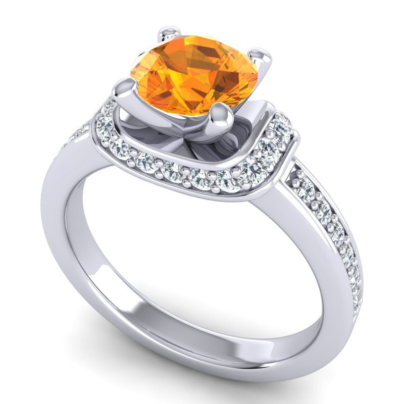 Citrine and Diamond