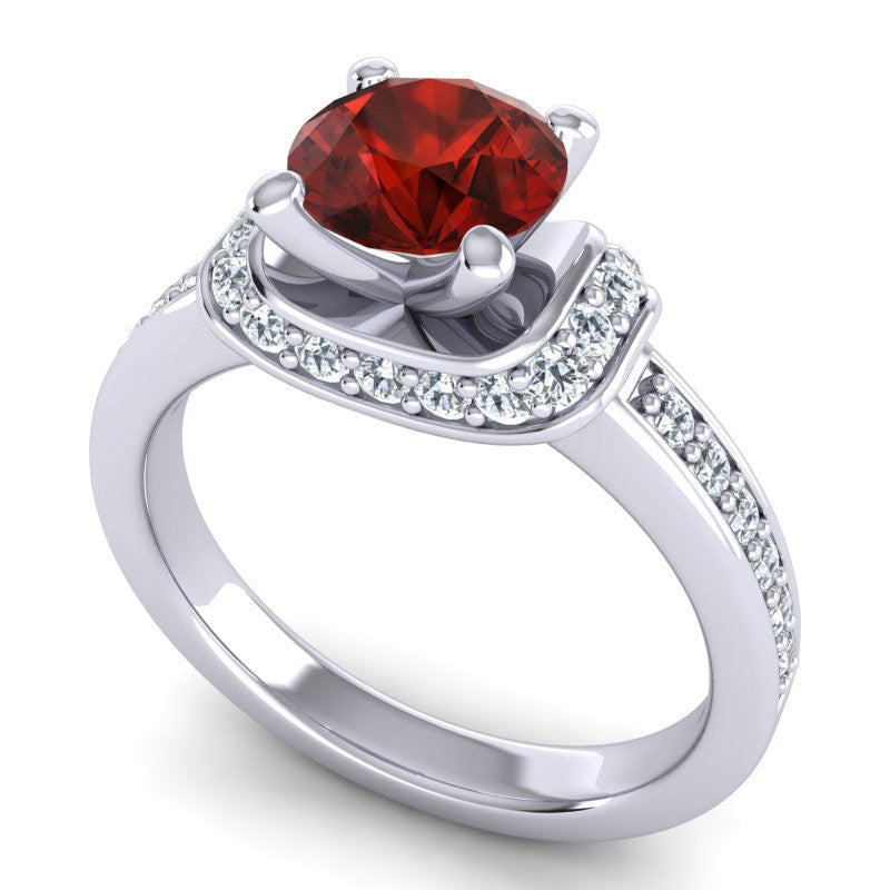 Garnet and Diamond