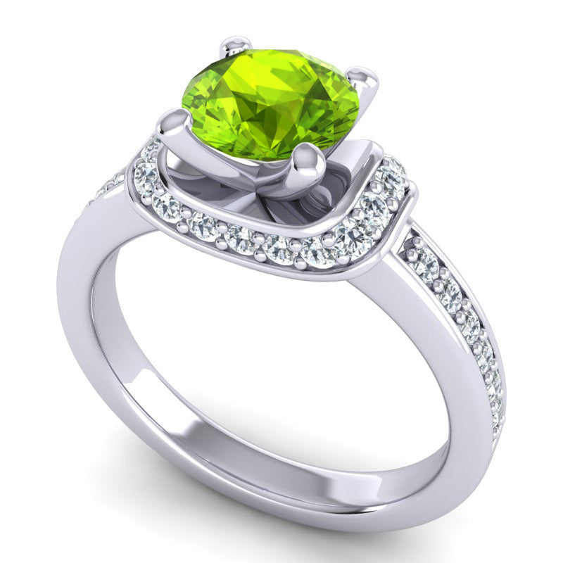 Peridot and Diamond