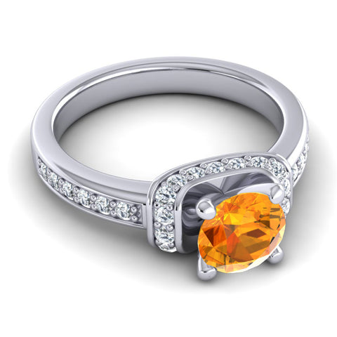 Citrine and Diamond
