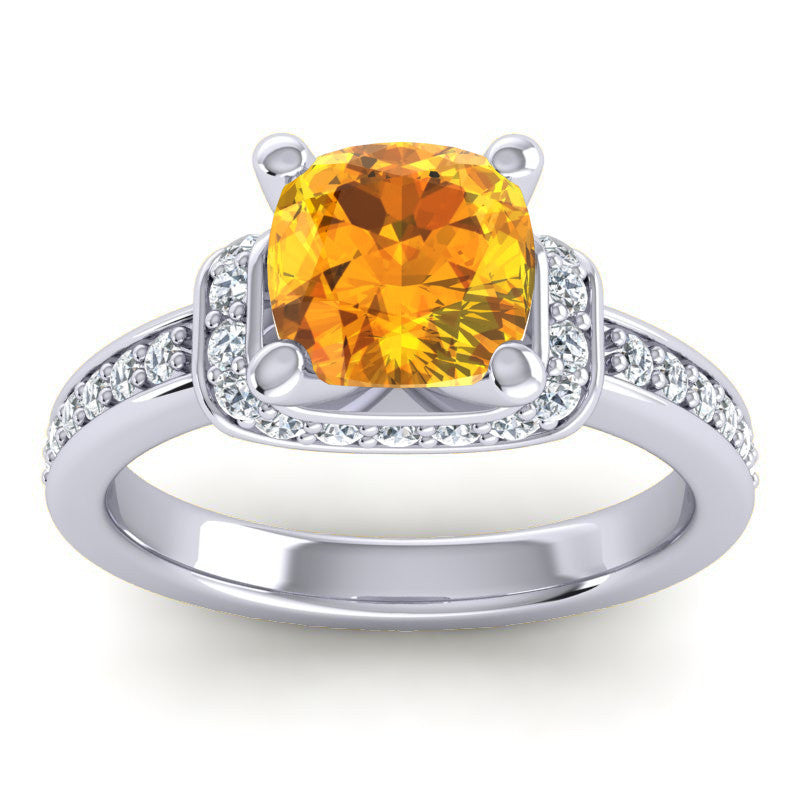 Citrine and Diamond