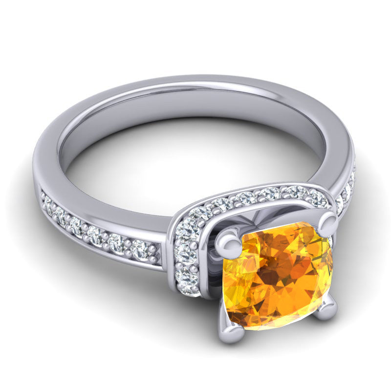 Citrine and Diamond
