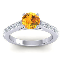 Citrine and Diamond