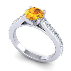 Citrine and Diamond