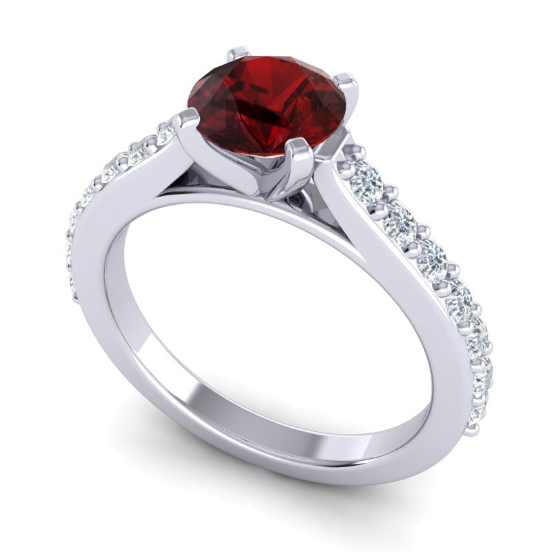 Garnet and Diamond