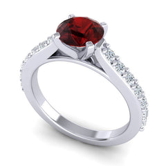 Garnet and Diamond