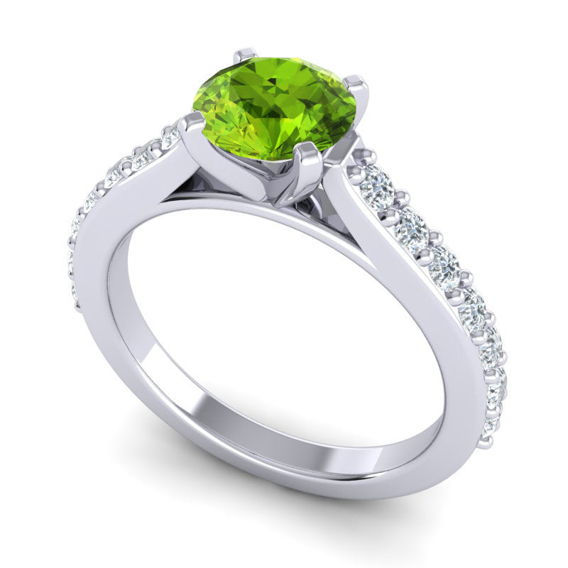 Peridot and Diamond