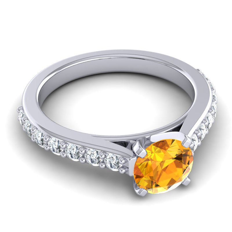 Citrine and Diamond