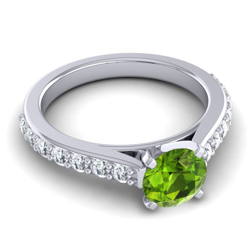 Peridot and Diamond