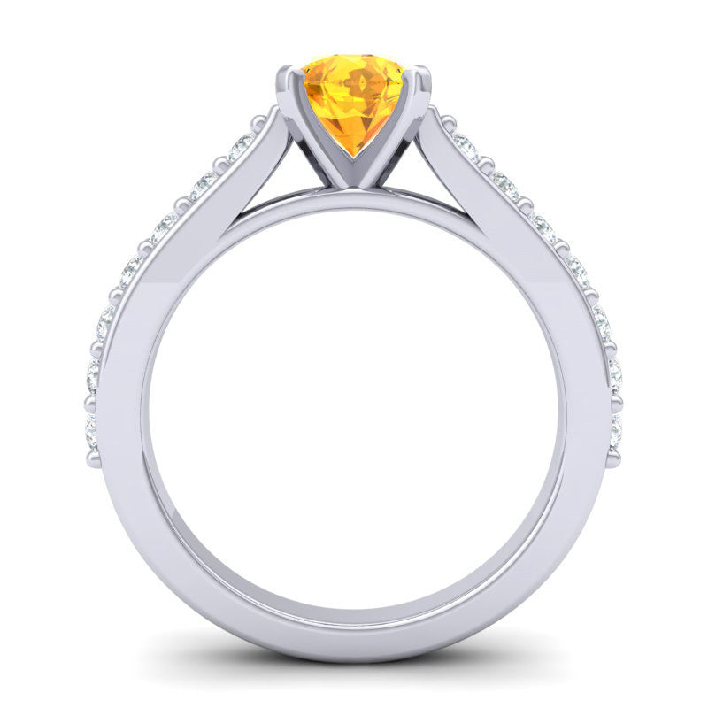 Citrine and Diamond