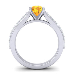 Citrine and Diamond
