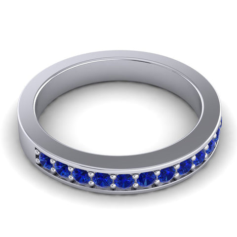 Blue Sapphire Band