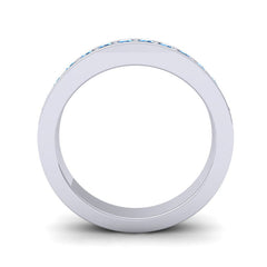 Swiss Blue Topaz Band