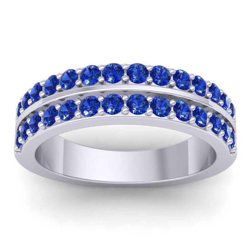Blue Sapphire Band