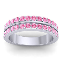 Pink Tourmaline Band