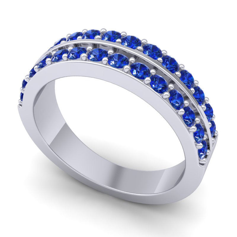 Blue Sapphire Band