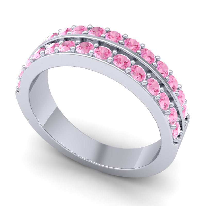Pink Tourmaline Band