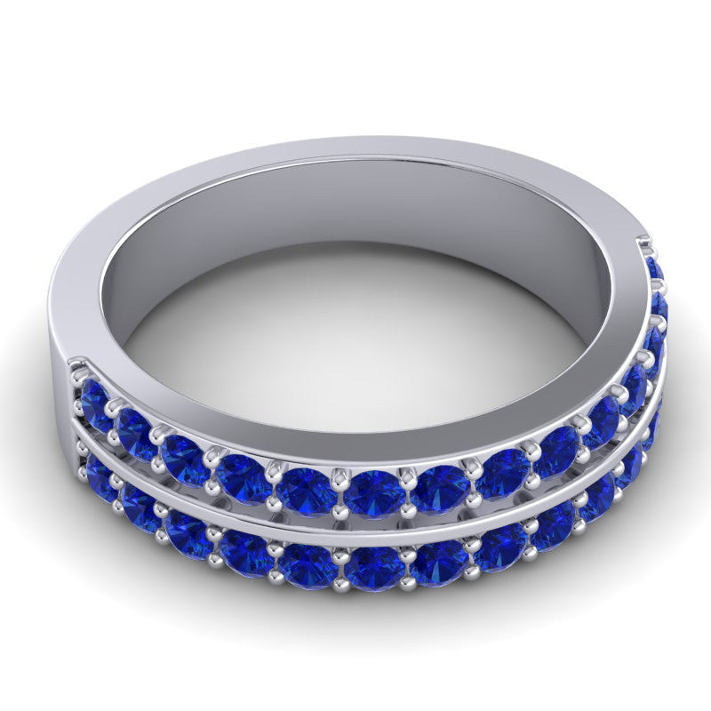 Blue Sapphire Band