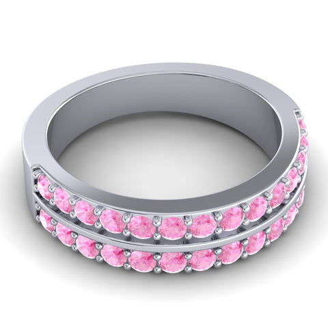 Pink Tourmaline Band
