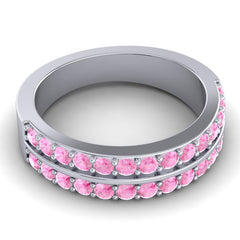Pink Tourmaline Band