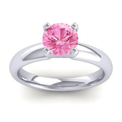 Pink Tourmaline and Diamond