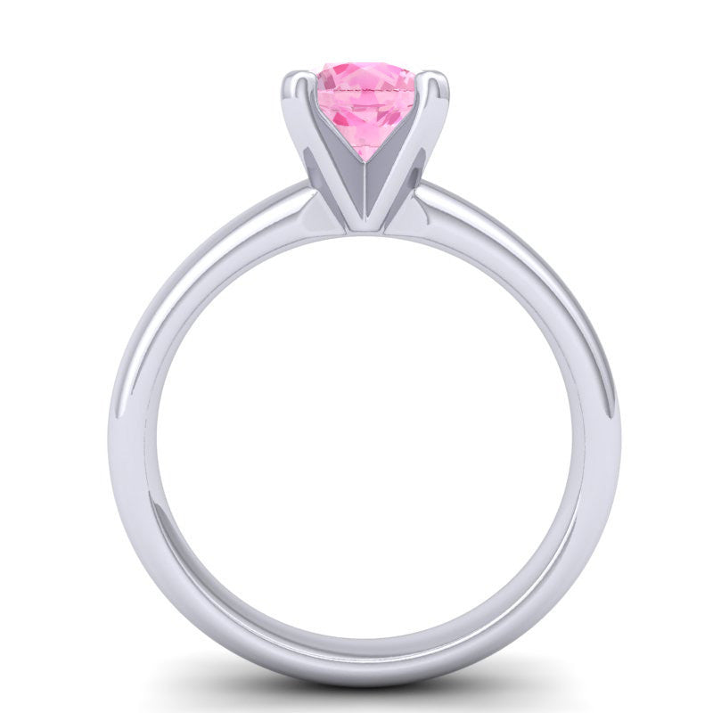 Pink Tourmaline and Diamond