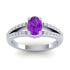 Amethyst and Diamond