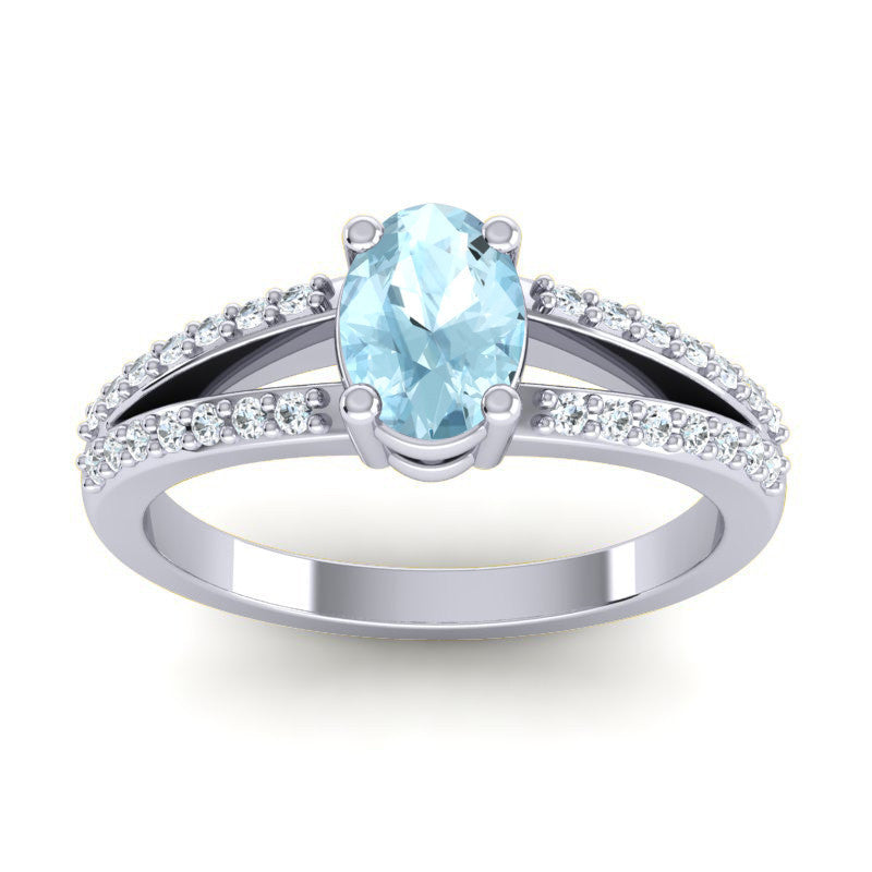Aquamarine and Diamond